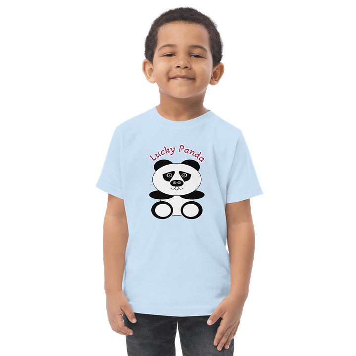 Lucky Panda Toddler Jersey T-Shirt product image (9)