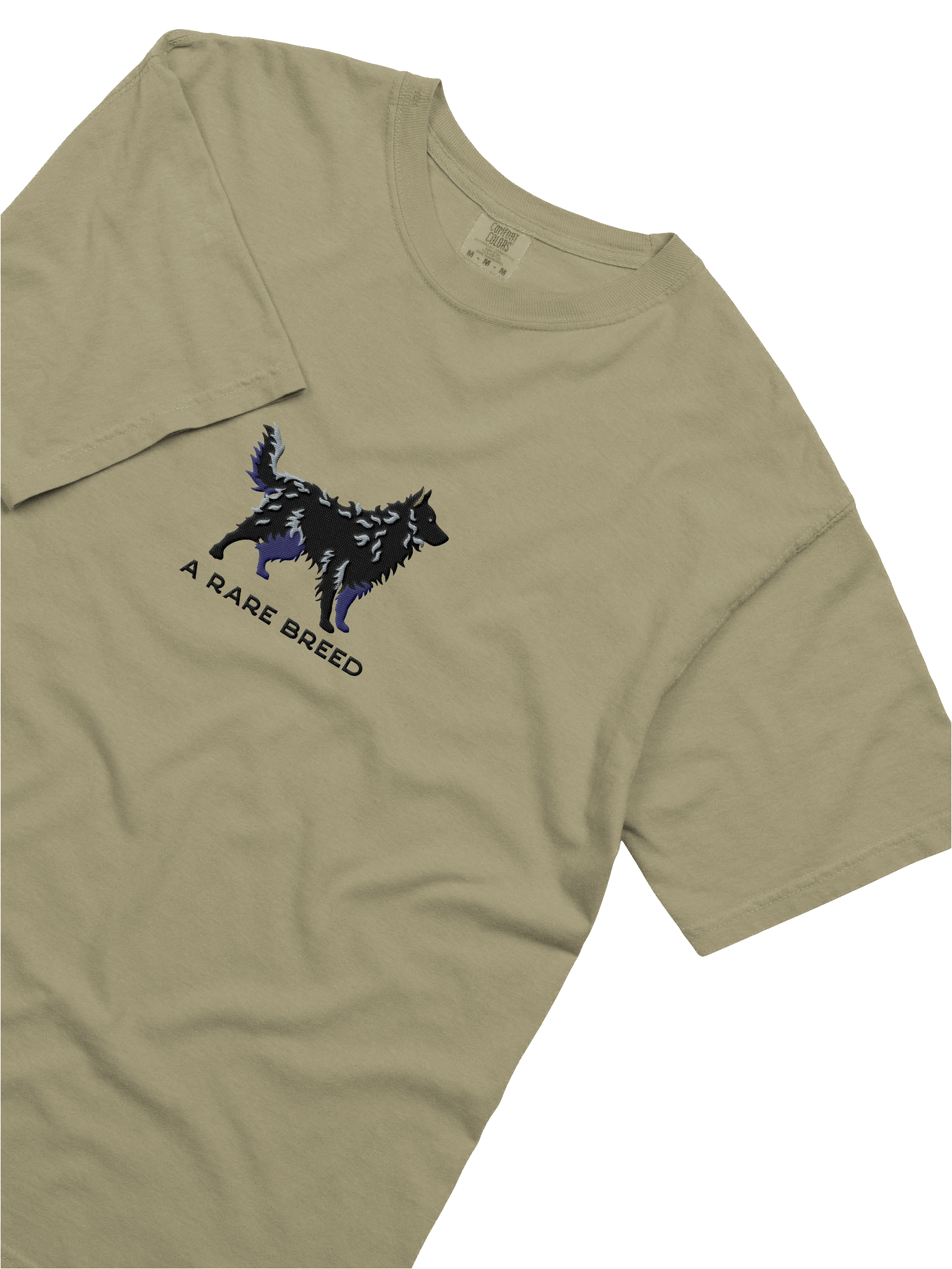 A Rare Breed T-Shirt(Embroidered) of a Hungarian Mudi(Black) product image (15)