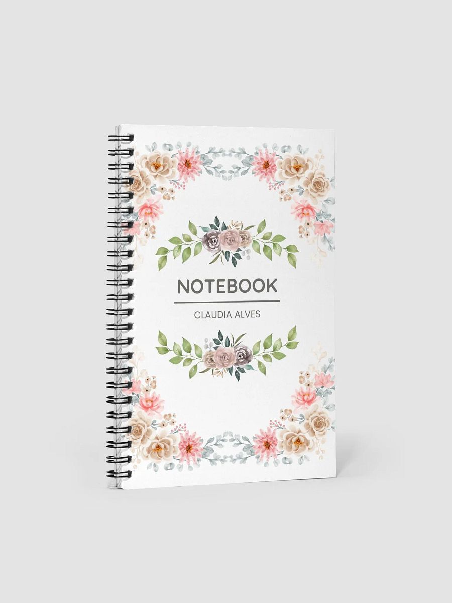 Floral Elegance Spiral Notebook product image (1)