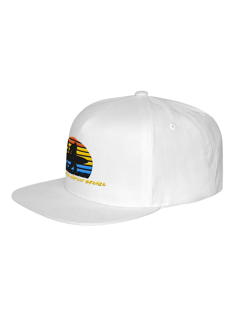 Classic Logo White Snapback 100% Cotton Twill – Classic Logo Edition product image (2)