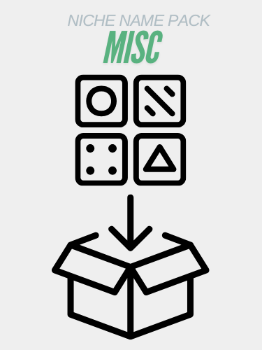 Niche Name Pack - Miscellaneous product image (1)