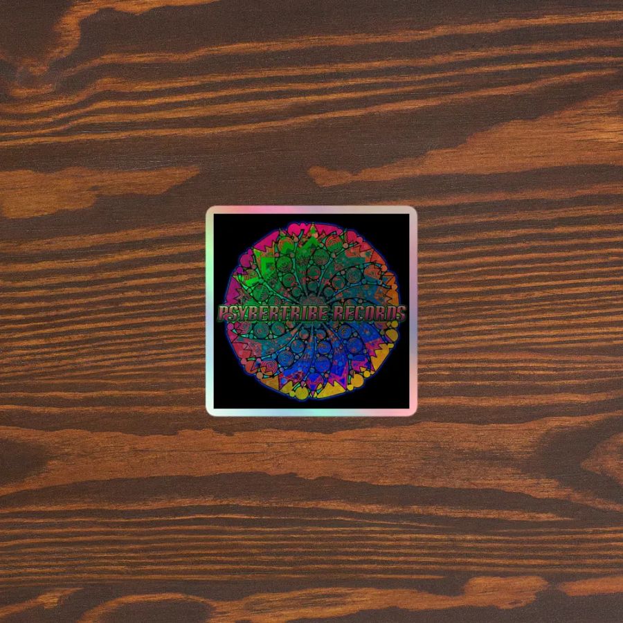 PsyberTribe Records Holo Sticker product image (5)