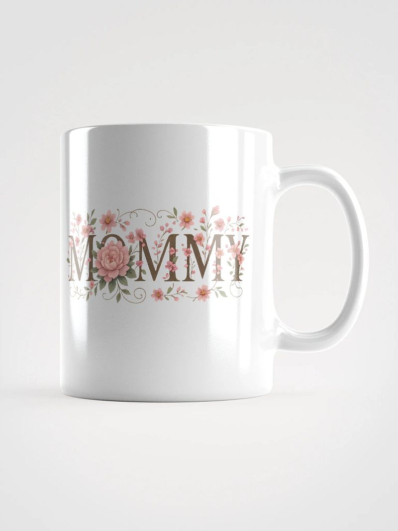 MOMMY White Glossy Mug – Mother’s Day 2025 Gift for Mom
