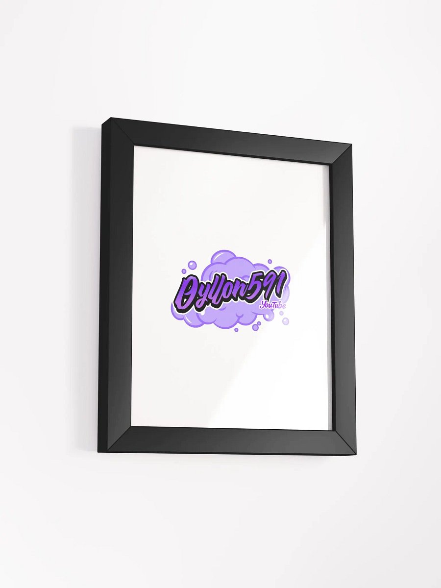 Dyllon591 YouTube Logo Frame Poster product image (2)