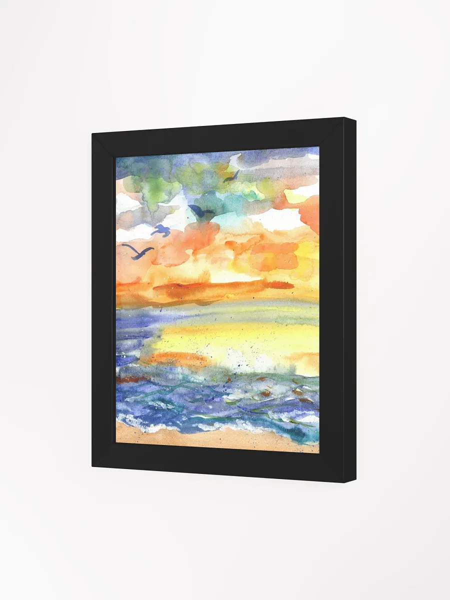 Playful Sea Framed Print product image (11)