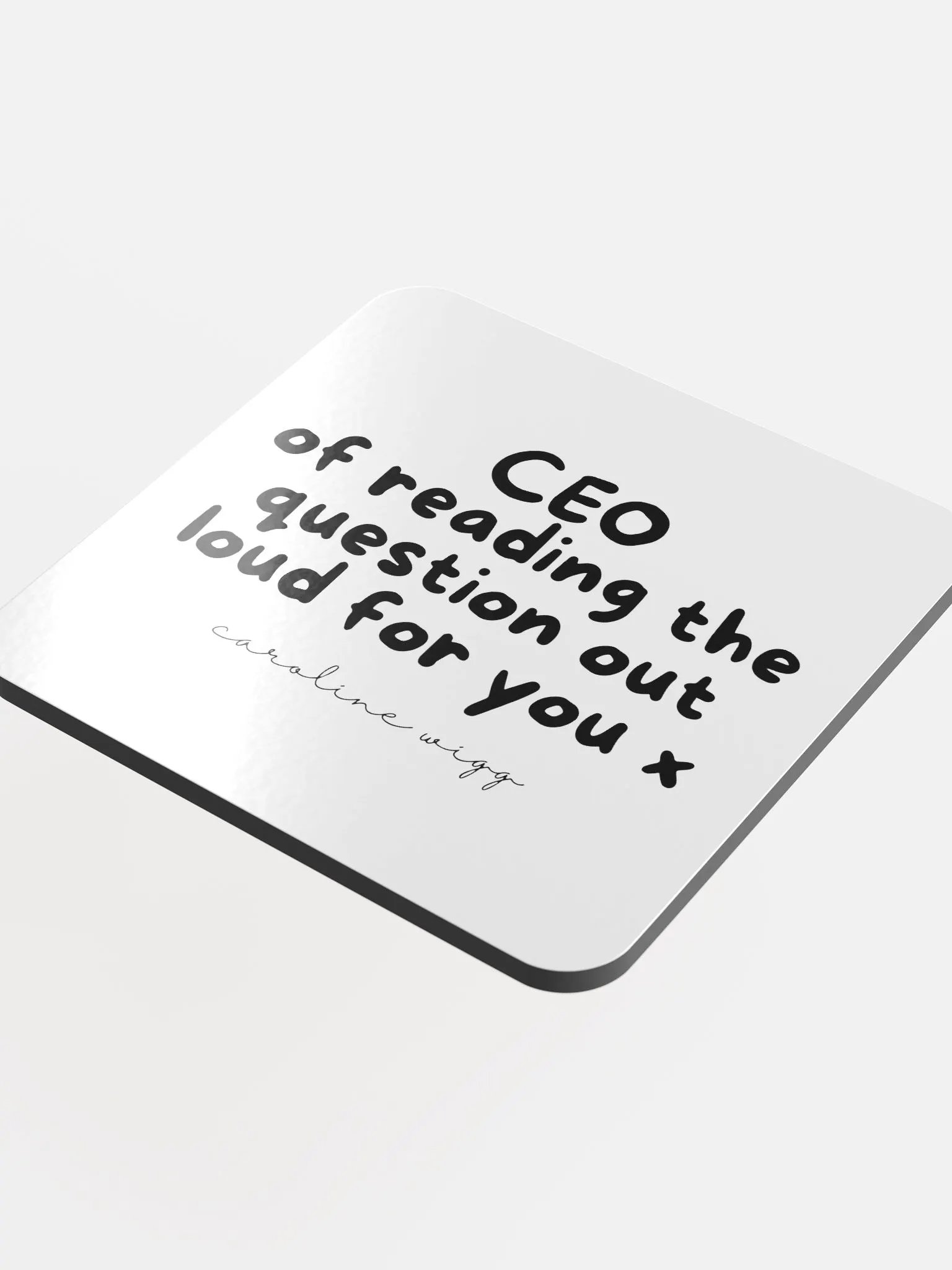 Reading The Question Aloud Coaster product image (4)