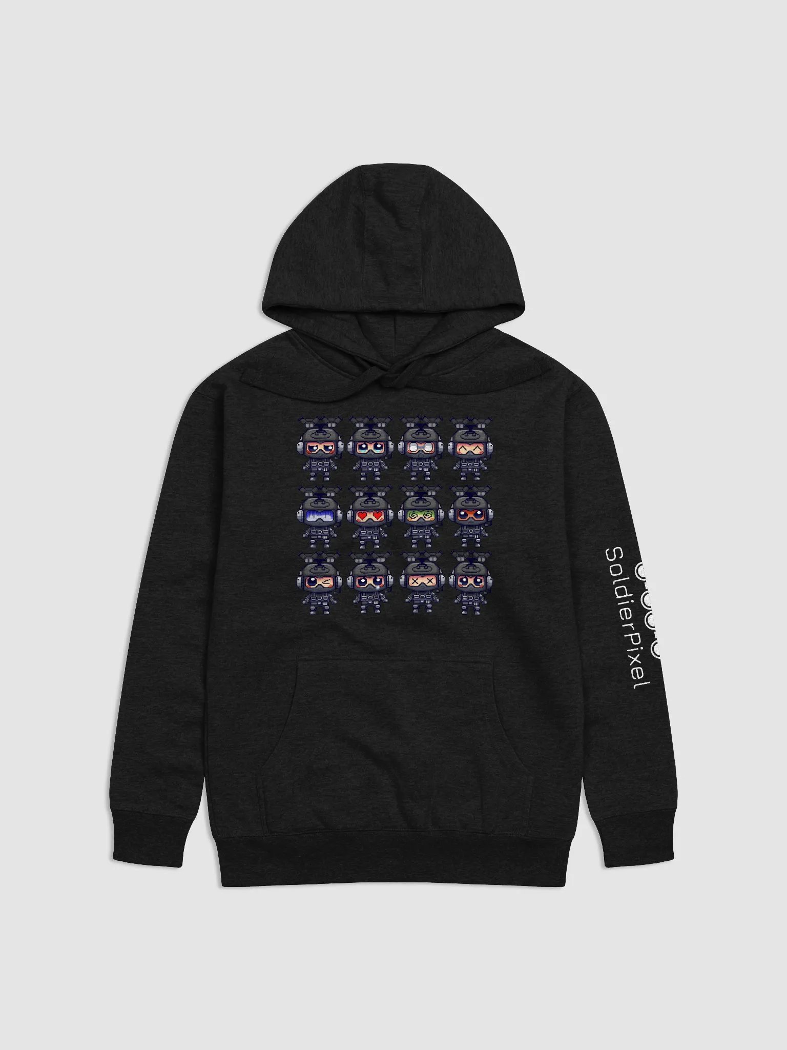 Premium Hoodie With Pixy and Logo By TikTok Creator SpSoldierPixel product image (2)