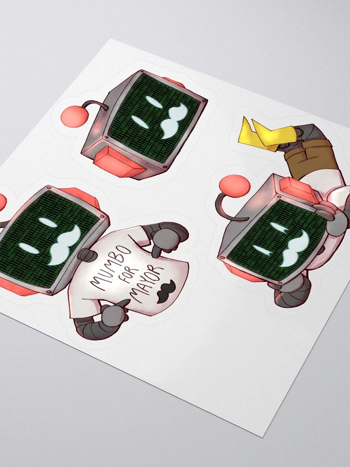 Grumbot Sticker Sheet product image (6)