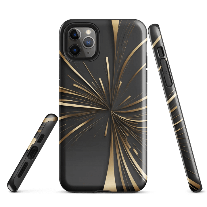 Tough Case for iPhone® – The golden Lines Nr. 1 product image (5)