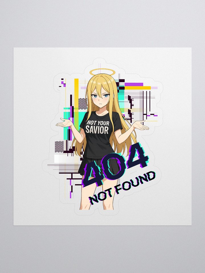"Not Your Savior" Sticker product image (1)