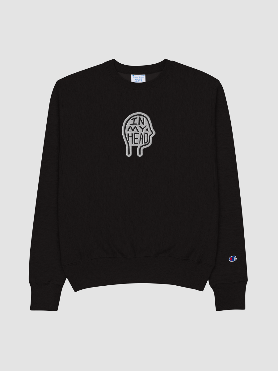 In My Head (bubble design) embroidered Champion Crewneck product image (1)