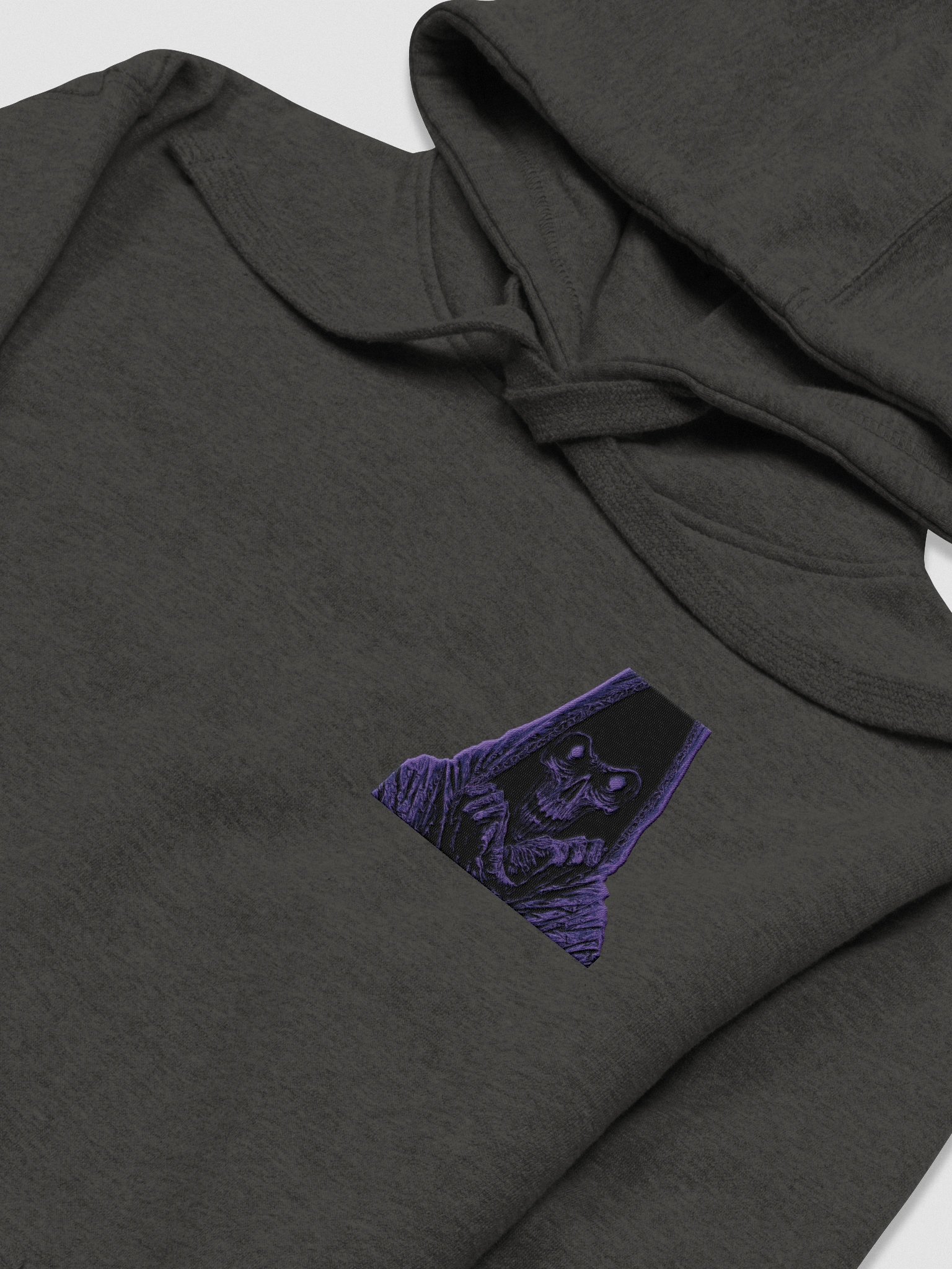 D3a1hXSaga Hoodie – Reaper.exe - Vintage Black Edition product image (3)