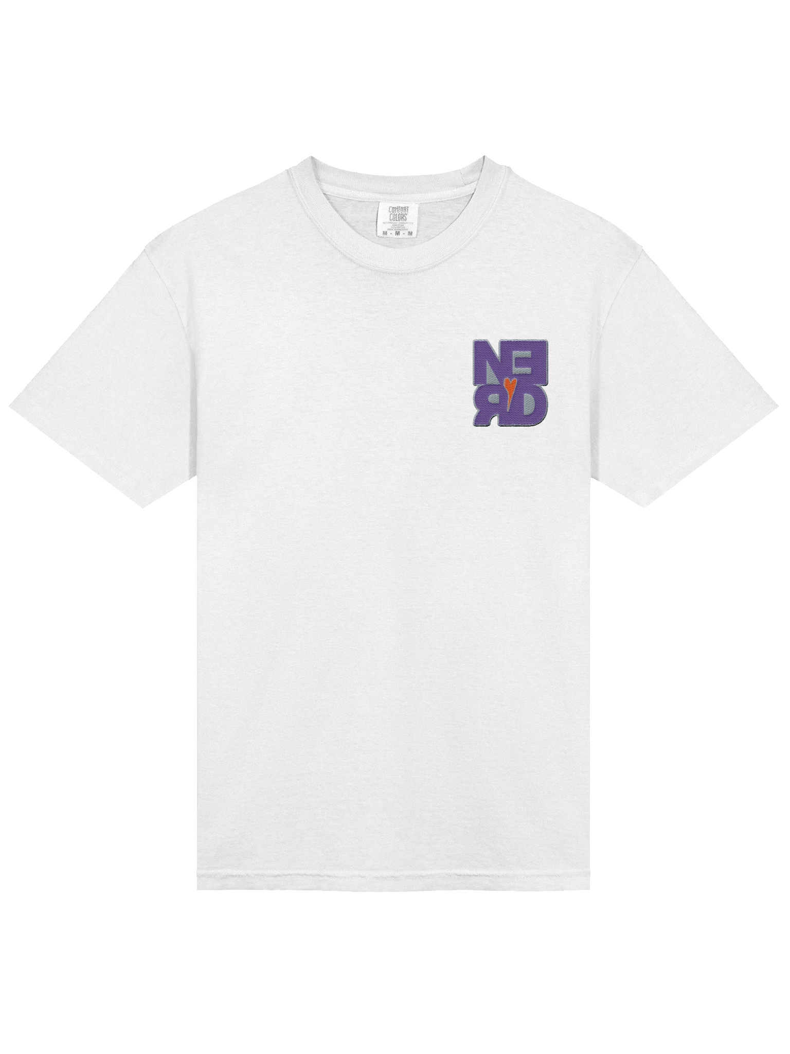 Nerd Heart Embroidered Tee (Streamer Edition) product image (6)