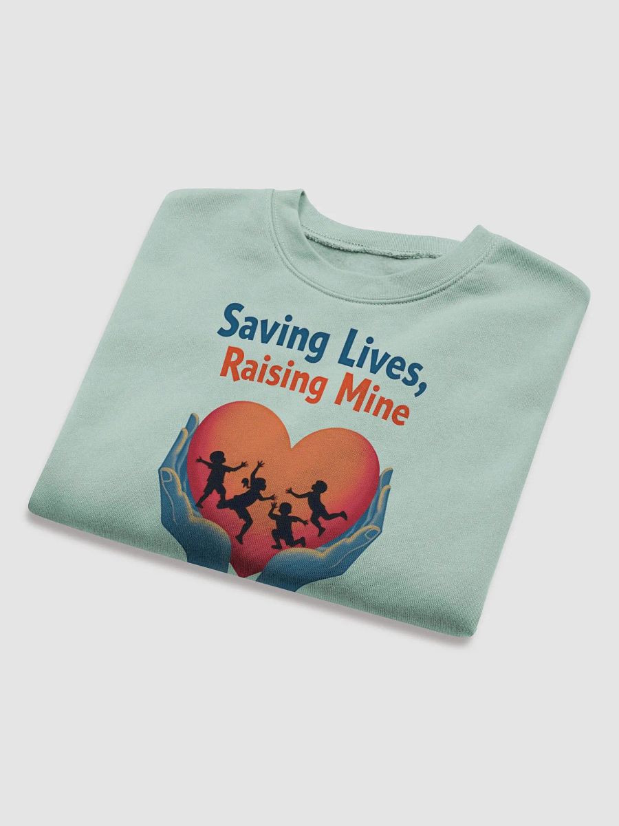 Medical Moms and dads, multitasking Heroes Crop Sweatshirt product image (22)