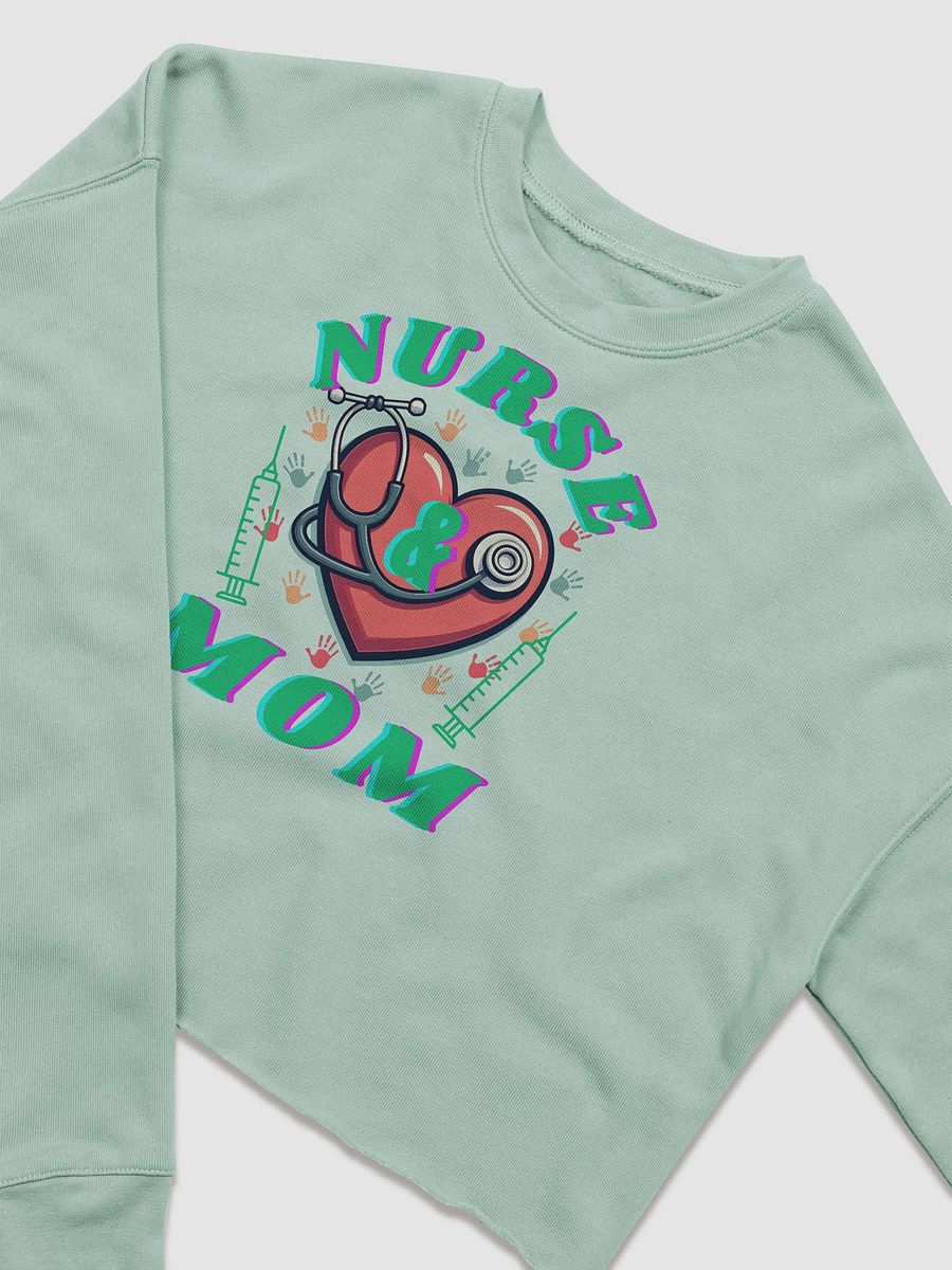 Heartfelt Nurse & Mom Crop Sweatshirt product image (15)