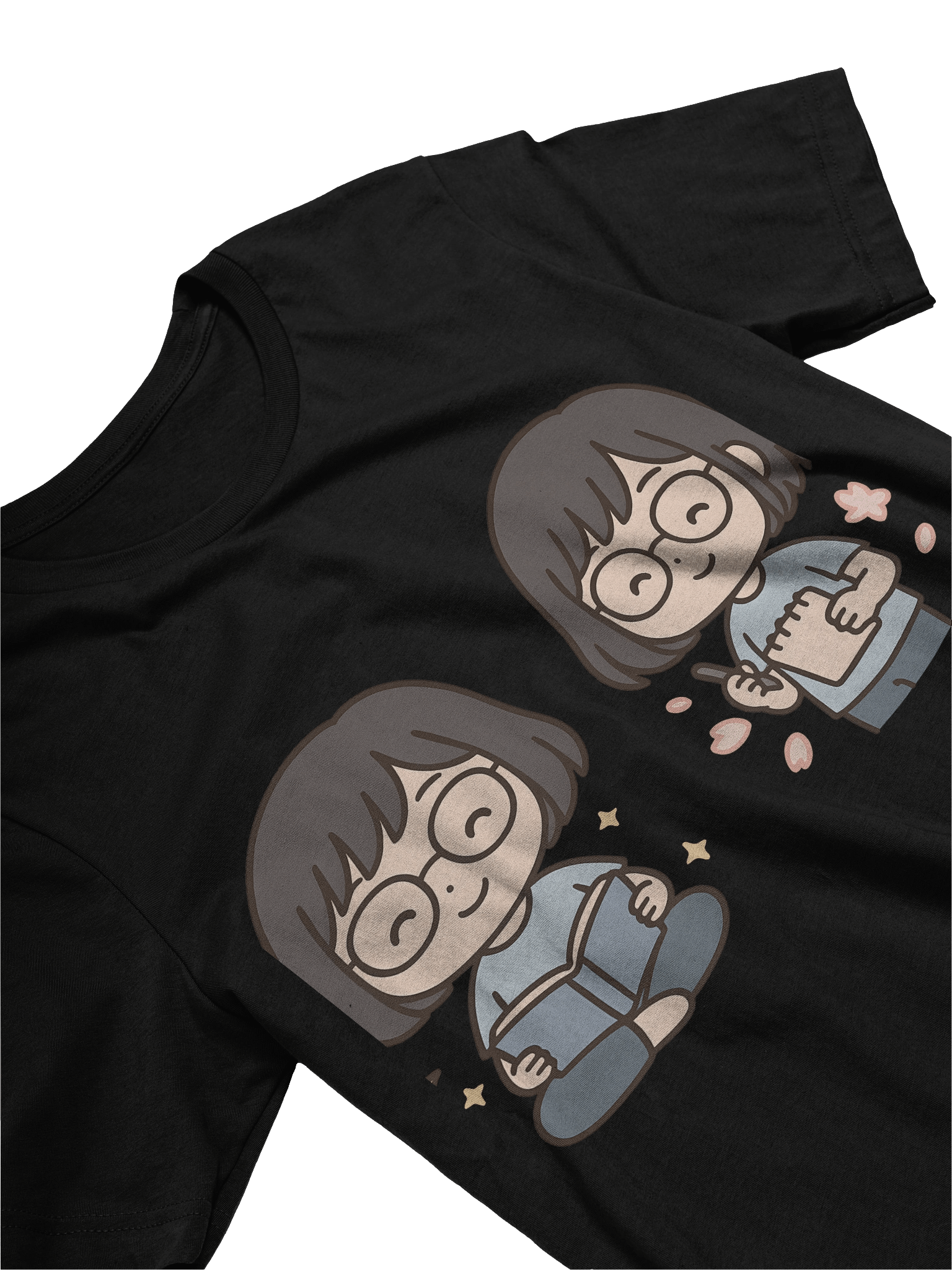 📚✨ Creative Chibi Me – Reading & Writing T-Shirt product image (15)