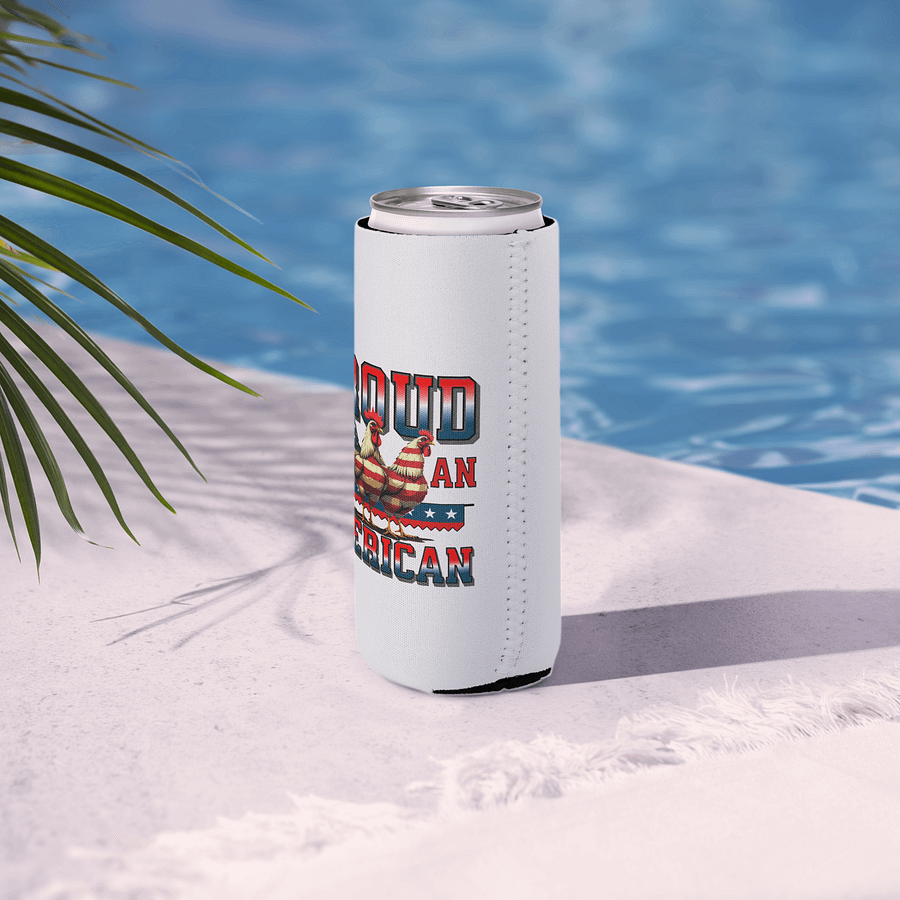 Proud To Be An American Rooster Coozie product image (6)