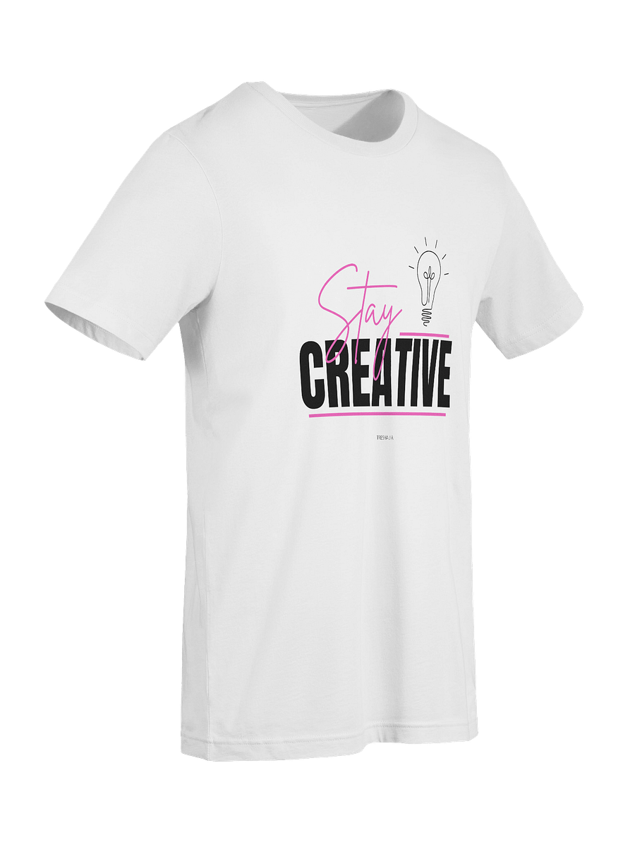 Stay Creative White Tee product image (4)