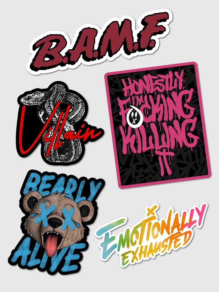 Wear Your Feelings Stickers (5-PACK) product image (1)