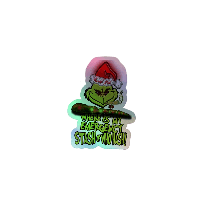 Stash of WhoHash Holographic Sticker product image (1)