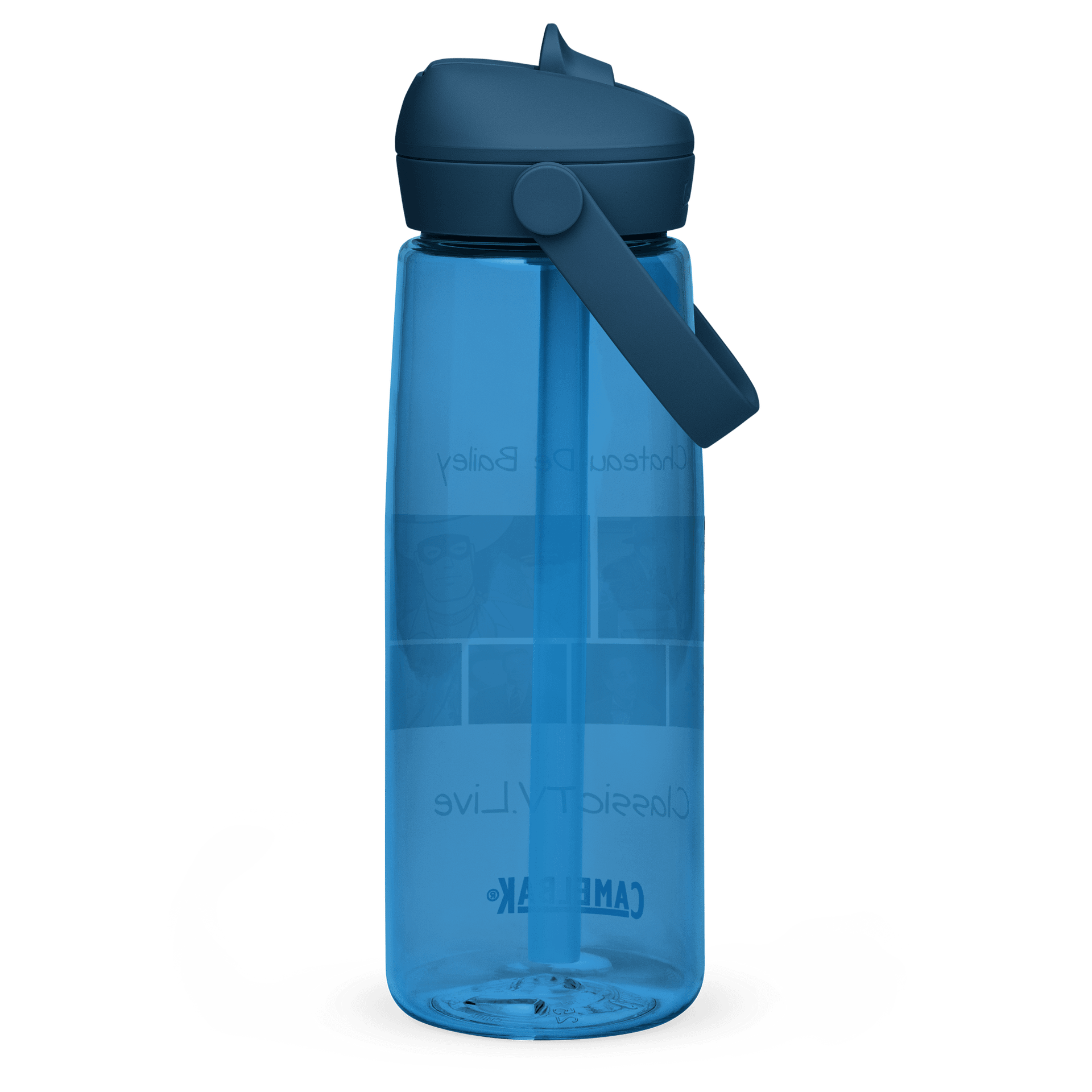 Vintage Film and TV Collage Water Bottle product image (2)