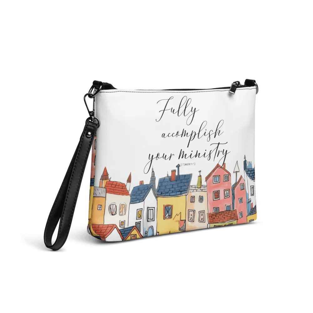 'Fully Accomplish Your Ministry' All-Over Print Crossbody Bag product image (7)