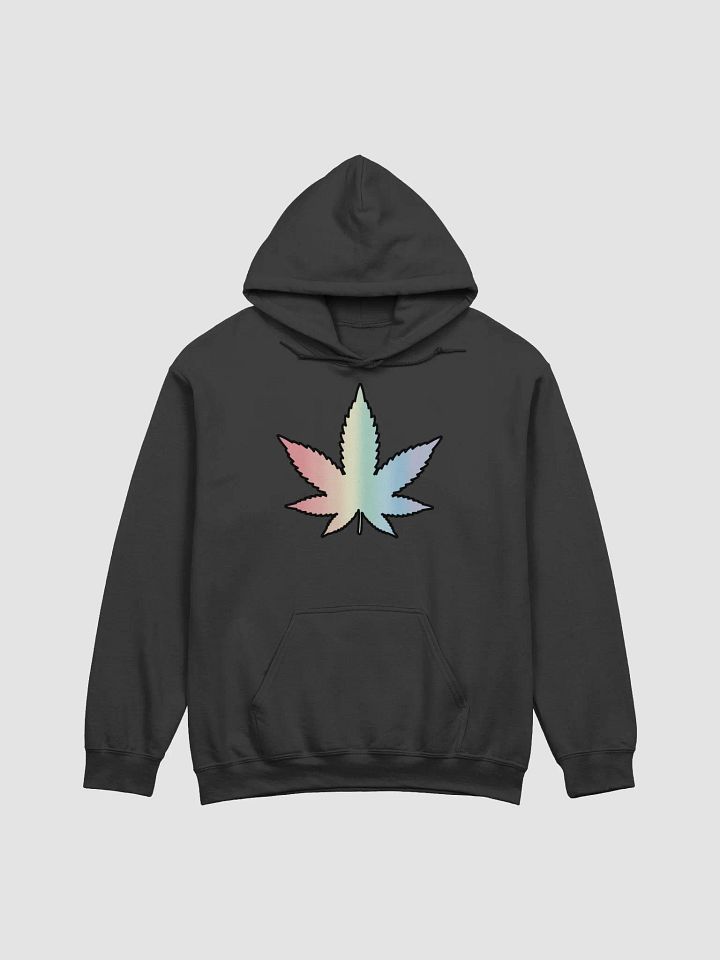 Pastel Rainbow Weed Leaf Hoodie product image (1)