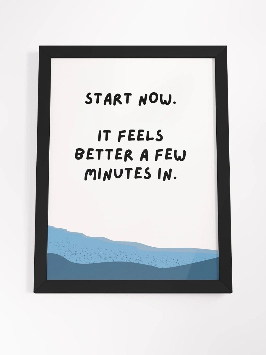 Start Now Sea Art Poster product image (4)