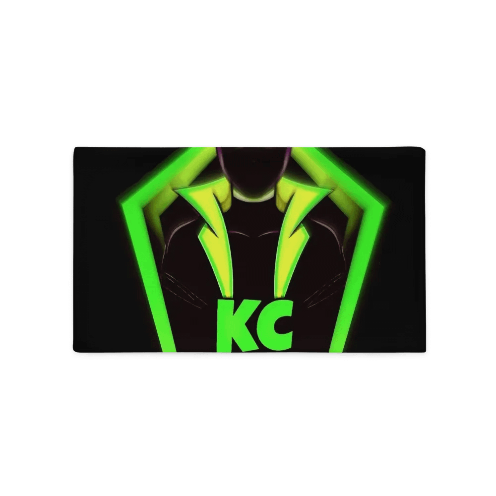 custom nice pillow case with kc gaming logo on it product image (2)