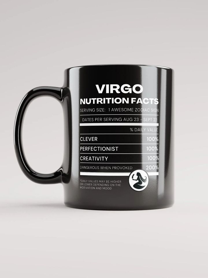 Virgo Nutrition Facts Mug product image (1)