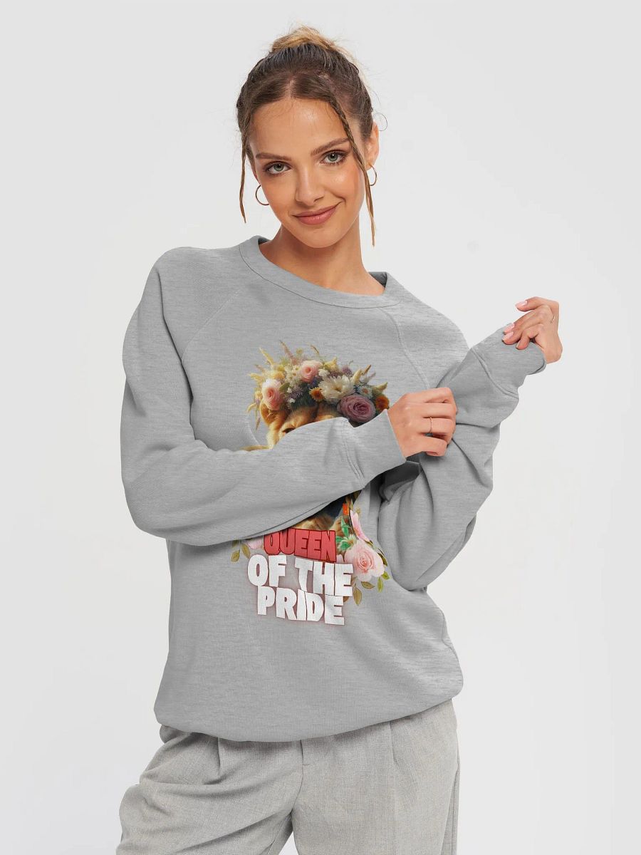 Floral Lion Queen Raglan Sweatshirt product image (9)