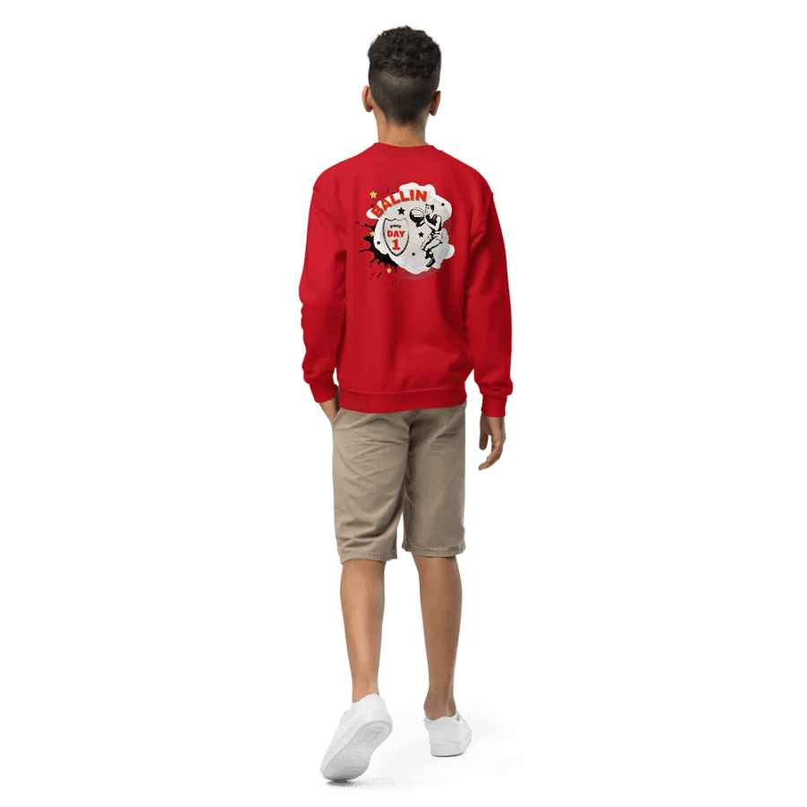 "Hoopsters Basketball" Vintaged-Inspired Youth Sweatshirt product image (14)