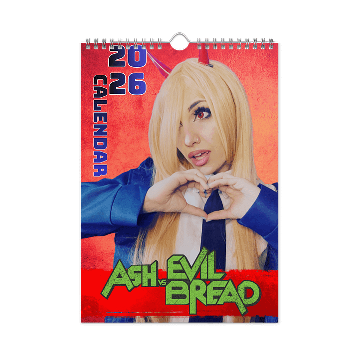 ASHvsEVILBREAD - 2026 Cosplay Calendar product image (1)