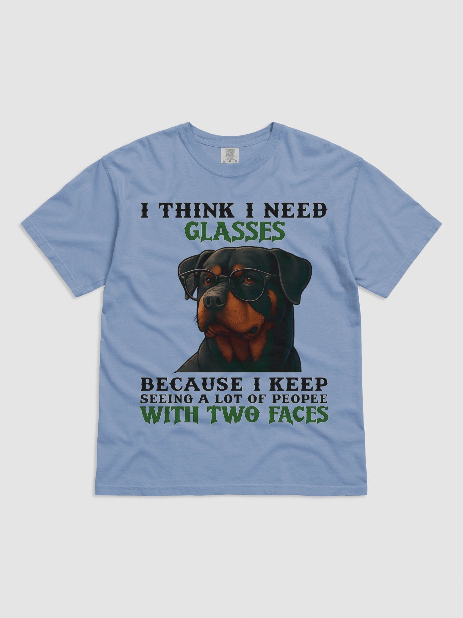 I Think I Need Glasses Because I Keep Seeing A Lot Of People With Two Faces Tee product image (4)