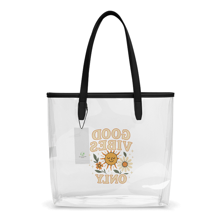 Sunshine Vibes Clear Tote Bag product image (2)