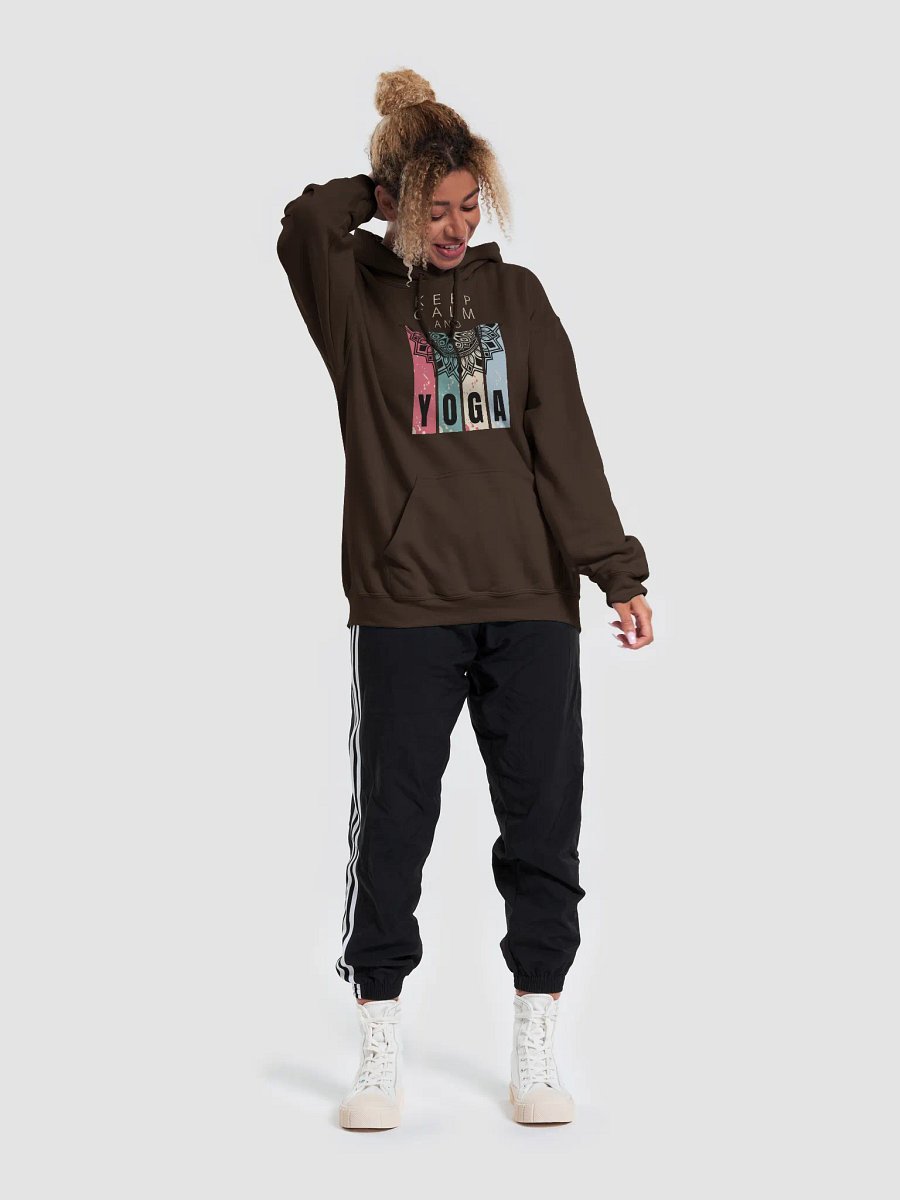 "Mandala Serenity" Hoodie - Embrace Calm with Yoga product image (46)