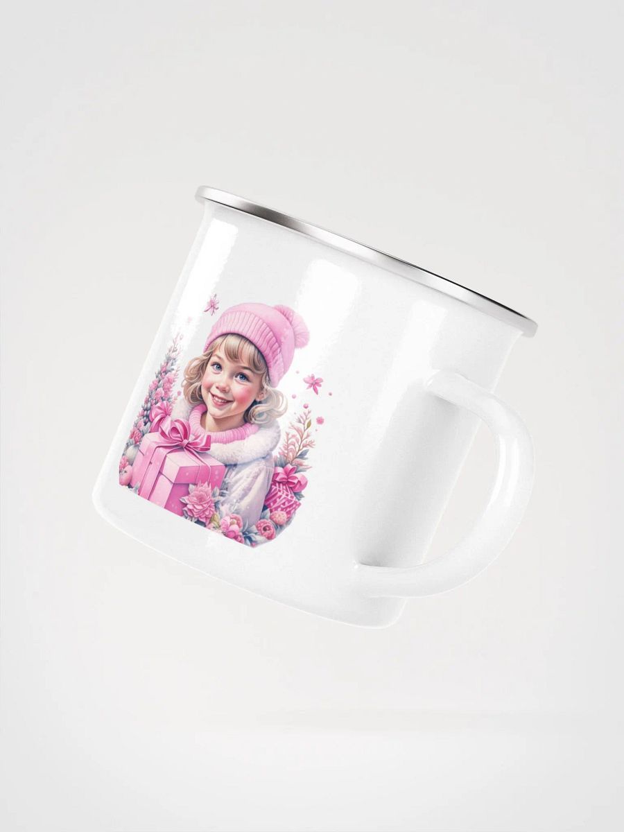 Vintage Little Girl in Pink Christmas product image (2)
