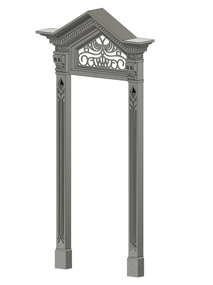 Haunted Mansion Door Frame 3D Model product image (1)