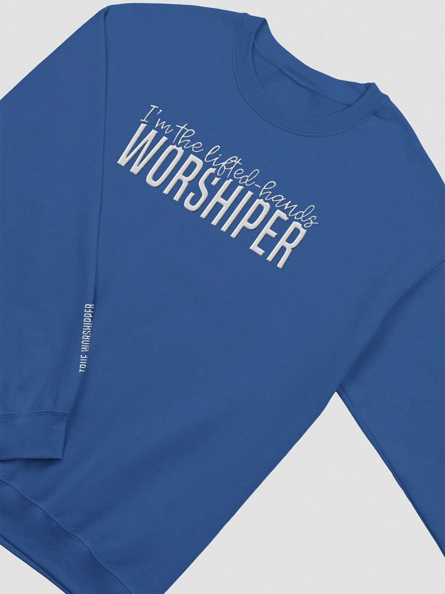 The Lifted Hands Worshipper Embroidered Sweatshirt – True Worshipper Collection product image (9)