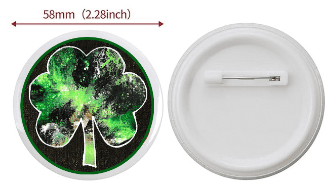Spring Shamrock Button product image (1)