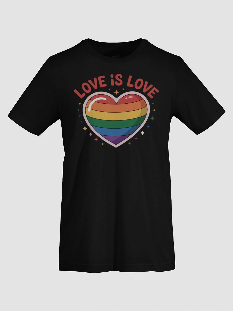 Unisex 'Love Is Love' Rainbow Heart Pride T-Shirt product image (70)