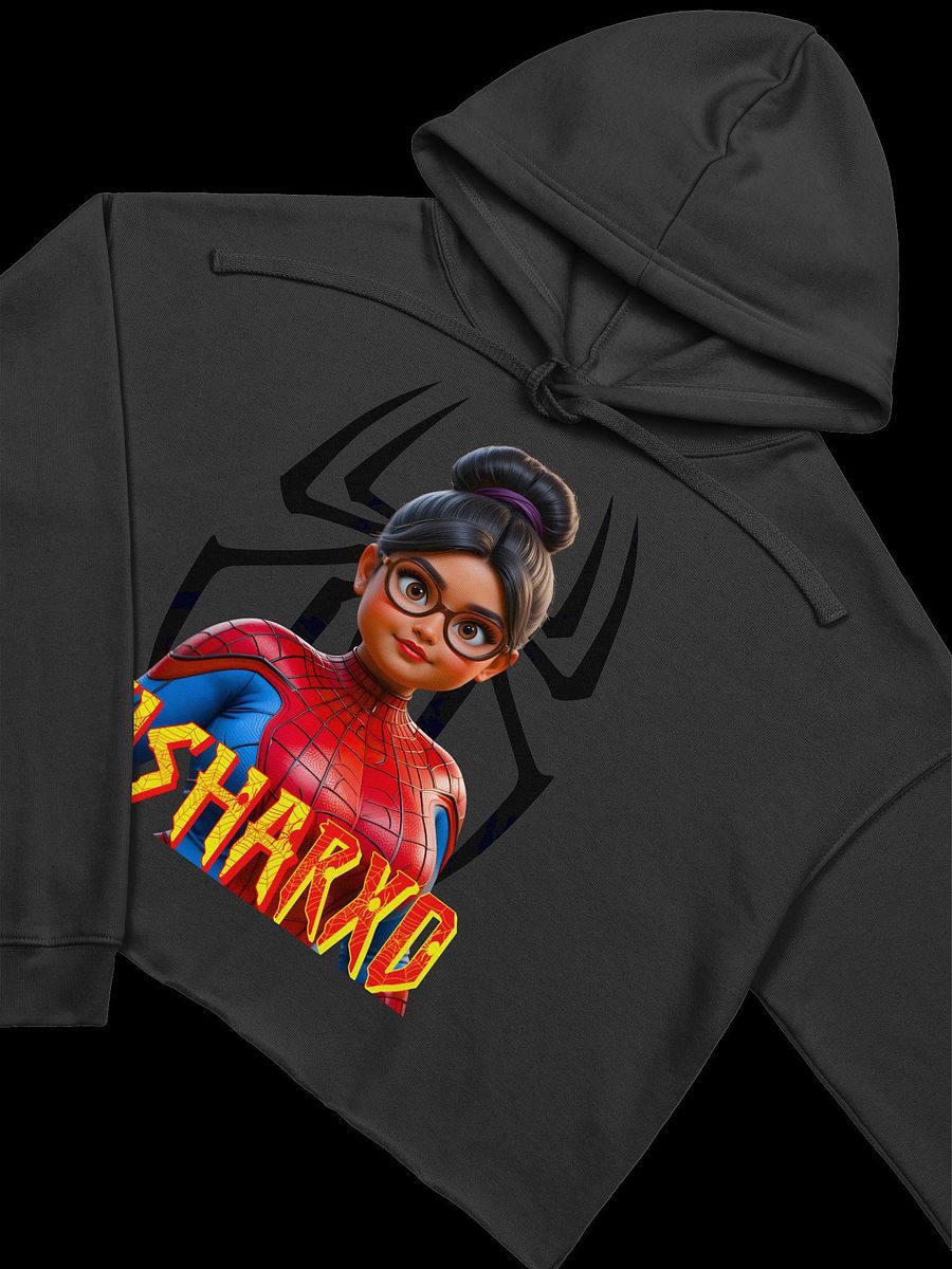 TishaRXO Spider-Girl Fleece Crop Hoodie product image (3)
