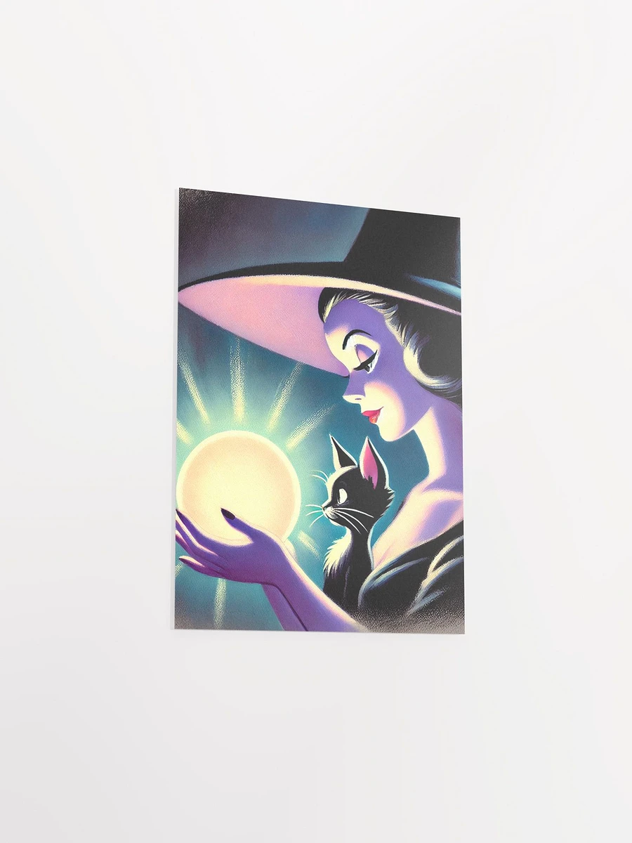 Crystal Ball Witch and Cat Enchantment Premium Poster product image (24)