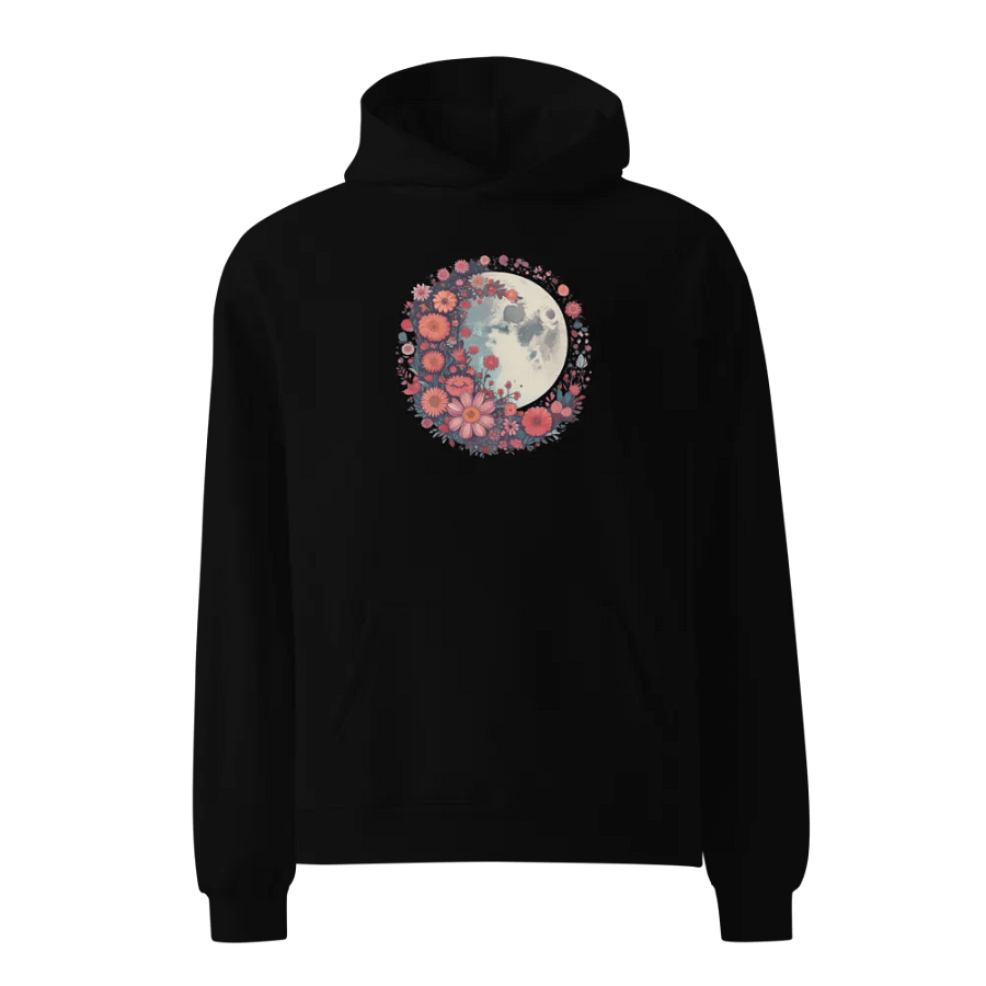 Moon Bloom Unisex Oversized Hoodie product image (1)