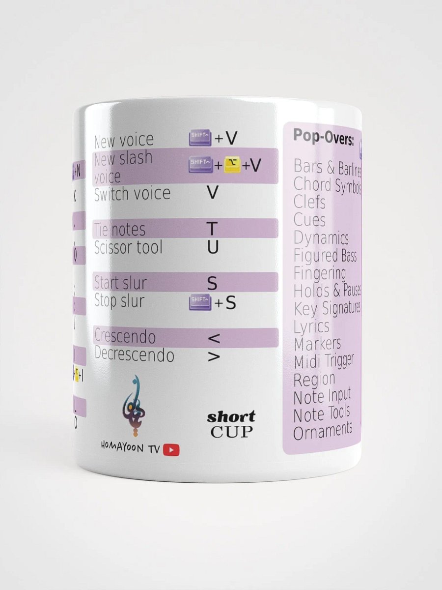 ShortCUP (keyboard shortcuts compatible with Dorico) MacOS product image (5)