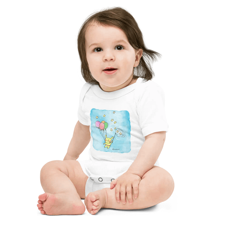 Starry Bunny Baby Onesie product image (2)