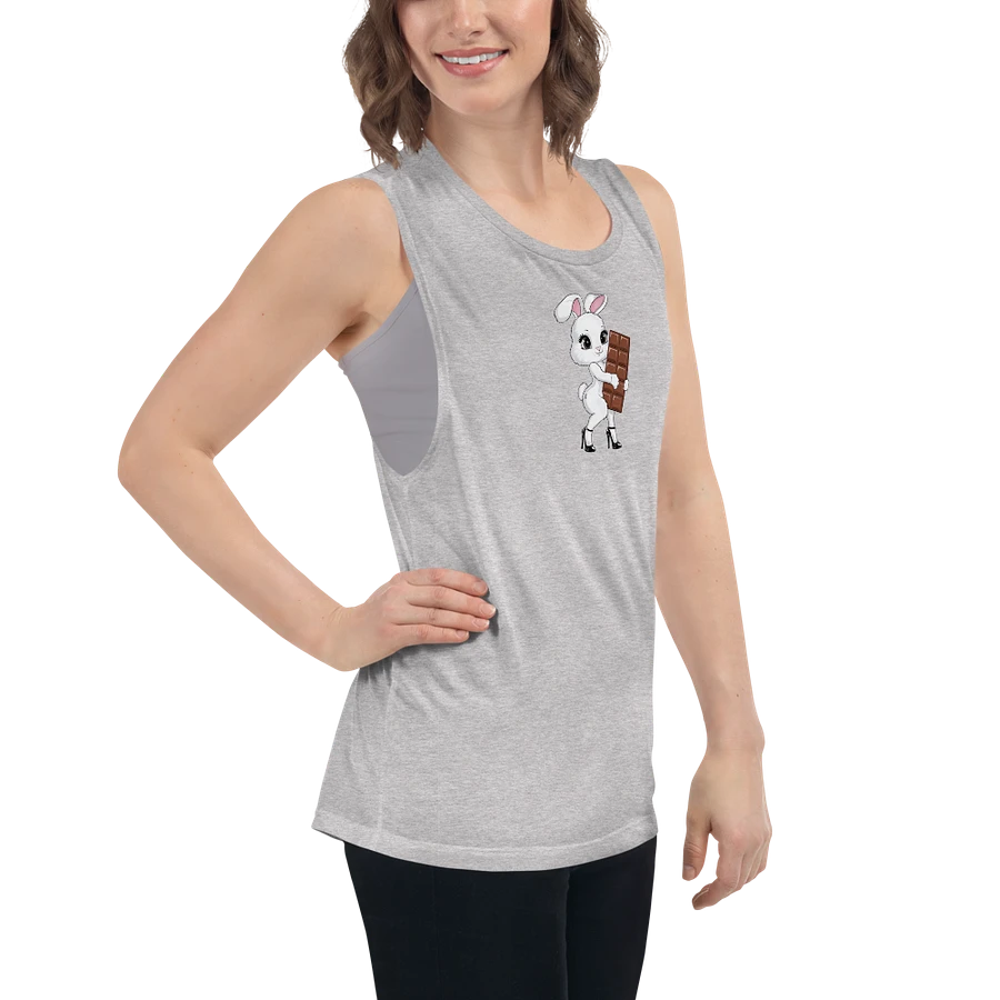 QOS Snow bunny with chocolate bar flowy tank top product image (54)