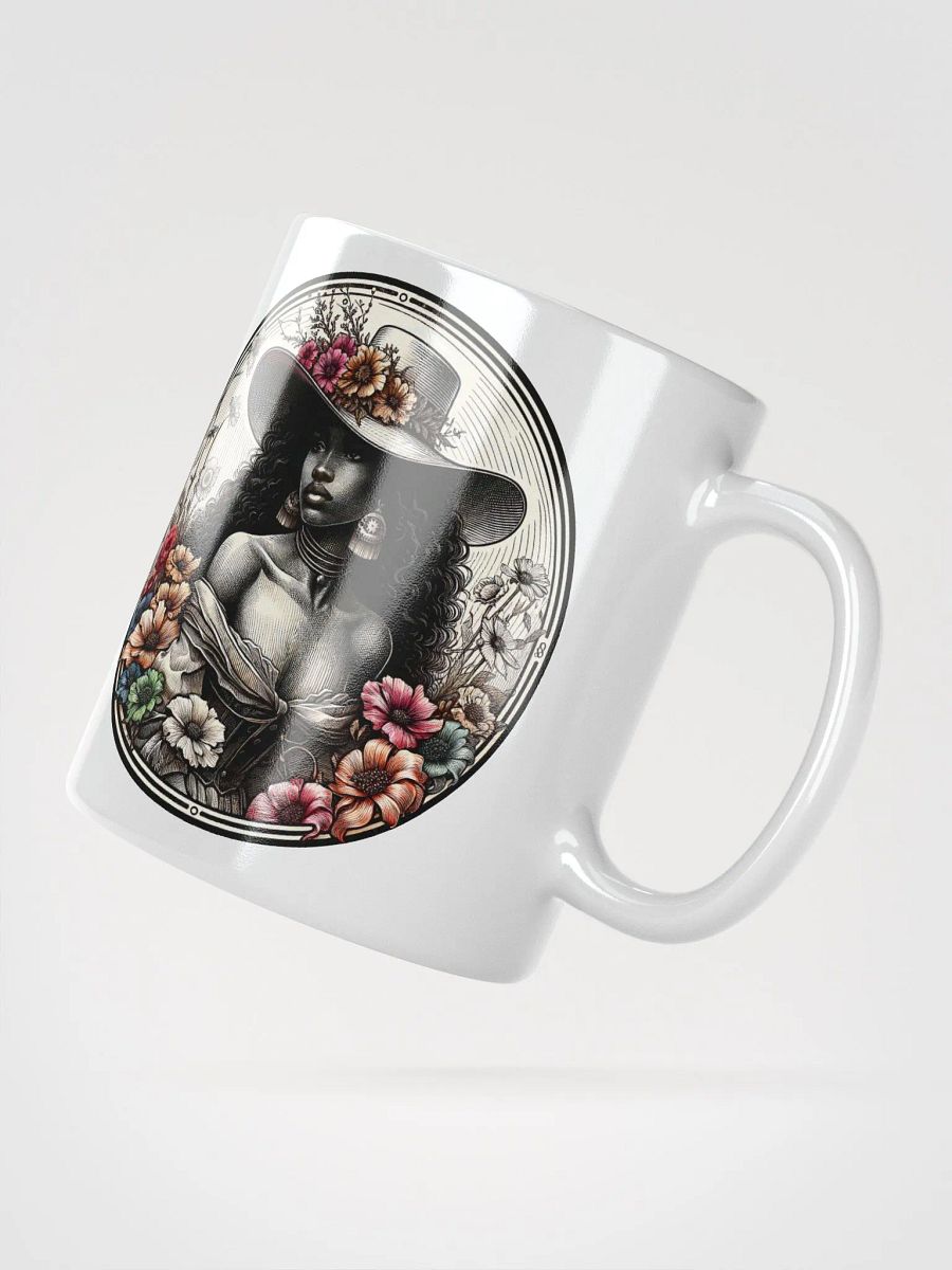 Floral Muse White Glossy Mug product image (1)