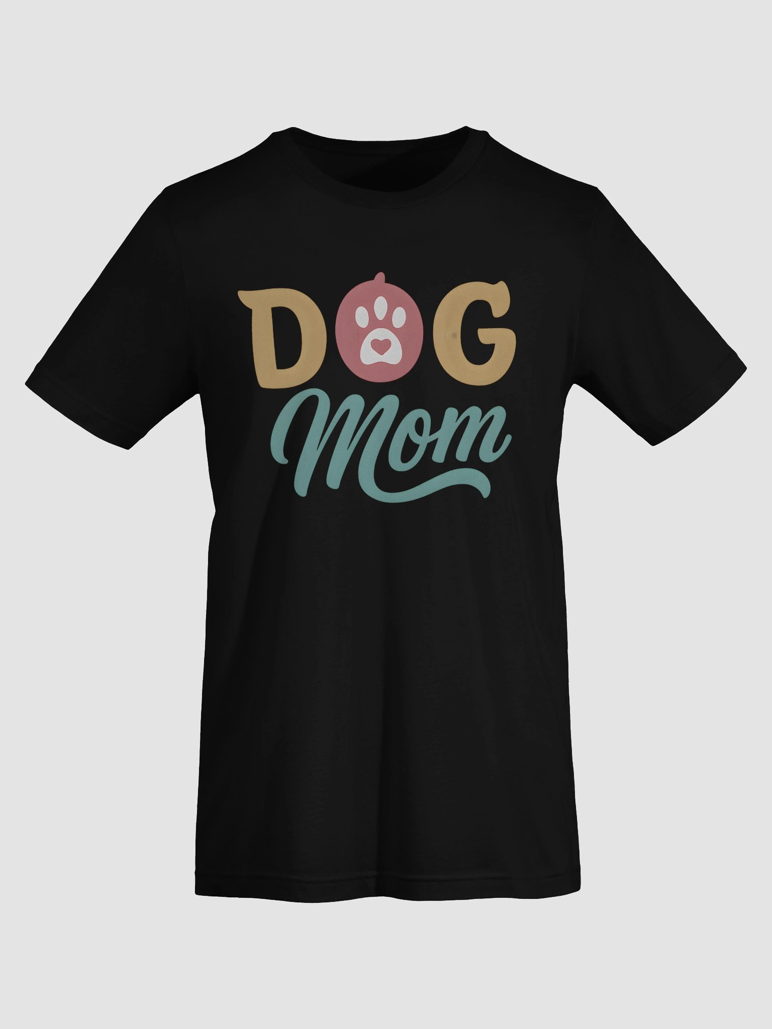 Dog Mom T-Shirt | Cute Pet Lover Tee with Paw Print | Gift for Dog Moms product image (7)