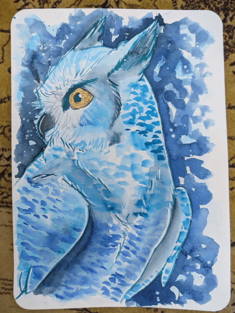 Gold-Eyed Owl product image (1)